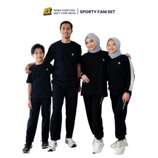 Sporty Fam Set Jet Black