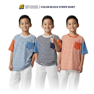 Color Block Stripe Shirt