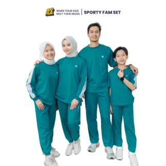 Sporty Fam Set Tropical Teal